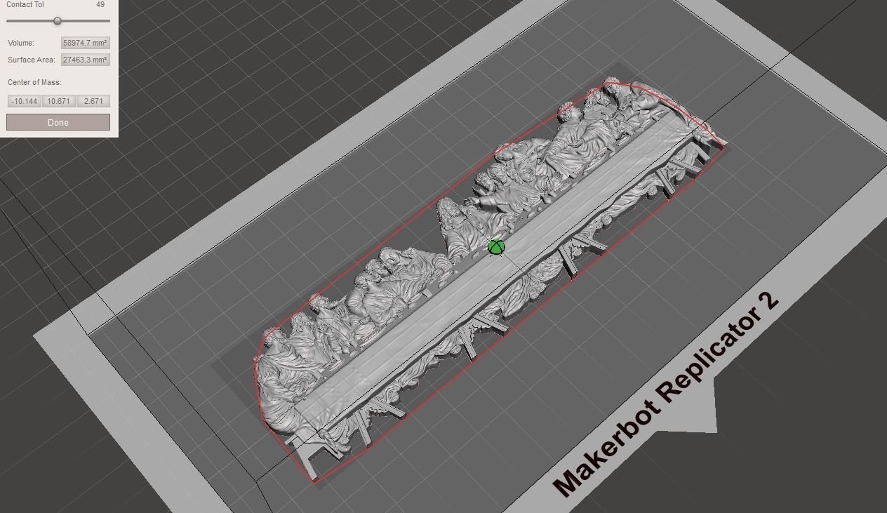 Last Supper 3D print model_10