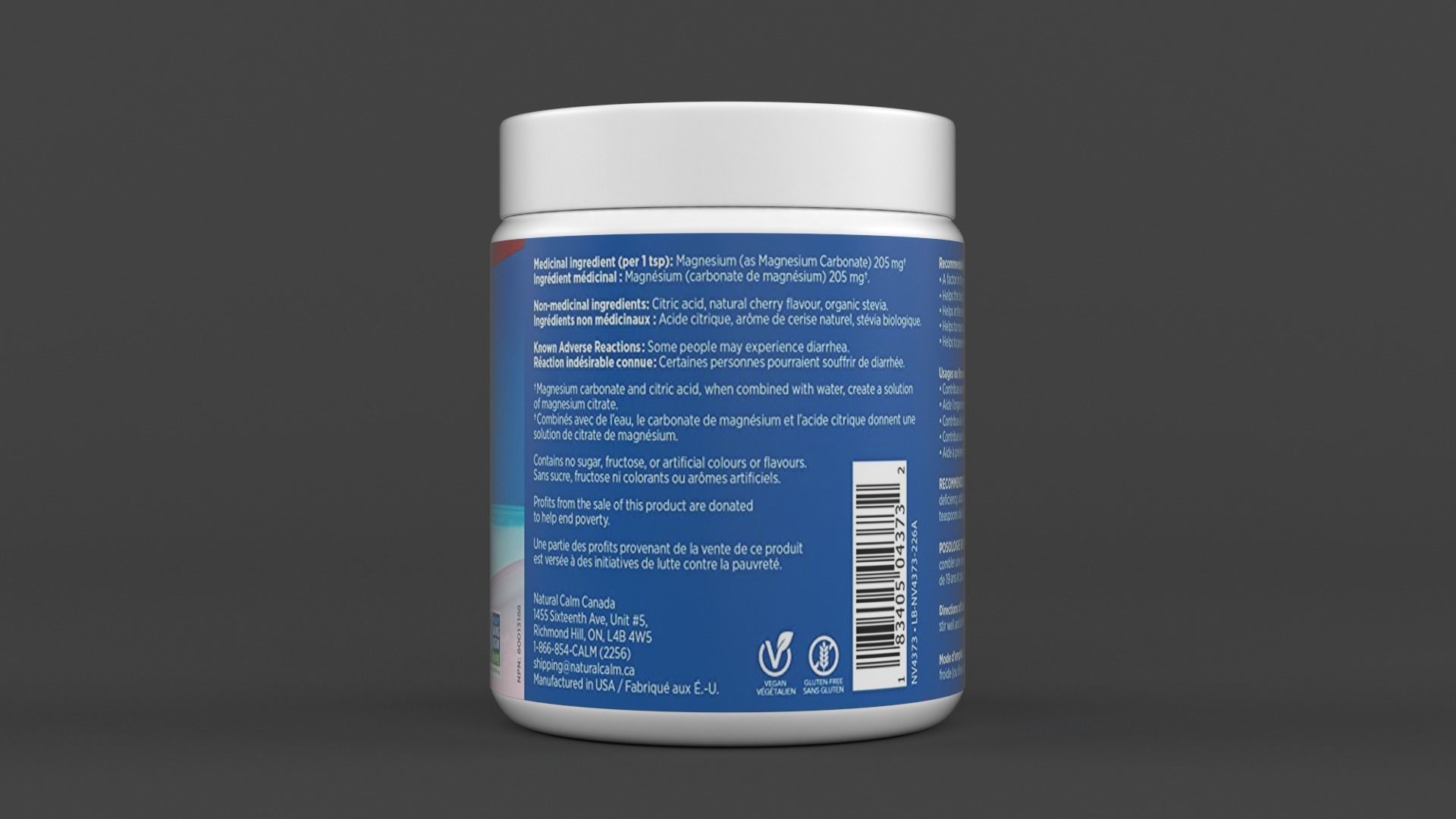 Magnesium Powder Supplement 3D model_5
