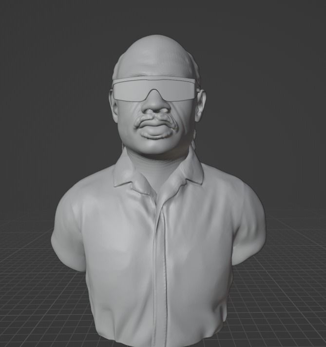 Stevie Wonder 3D print model_6