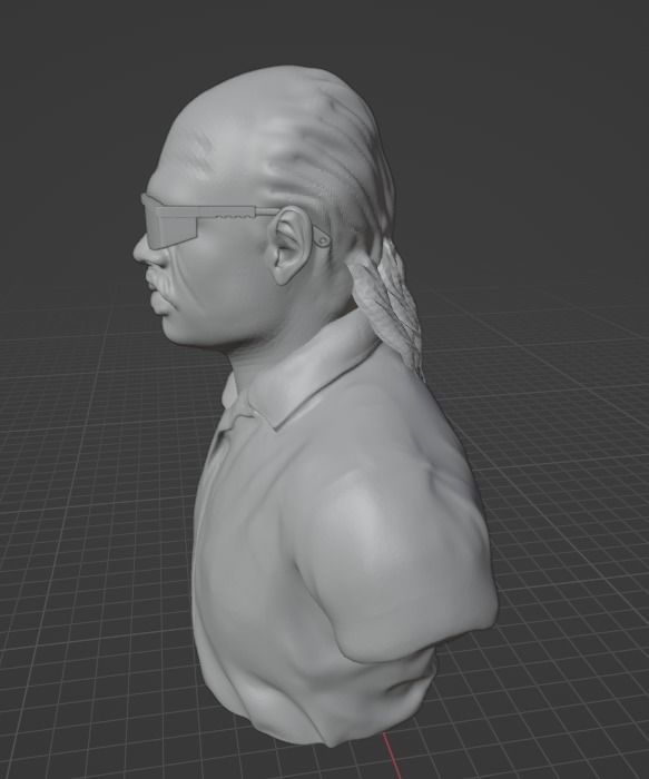 Stevie Wonder 3D print model_13