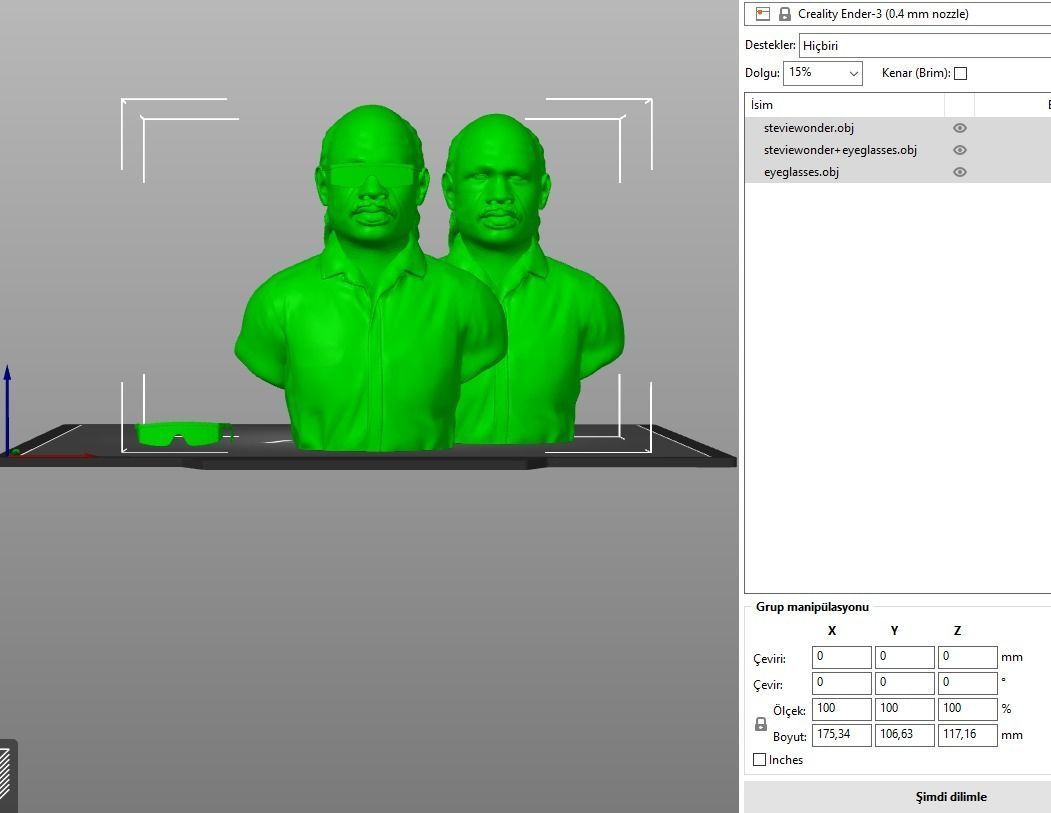Stevie Wonder 3D print model_2