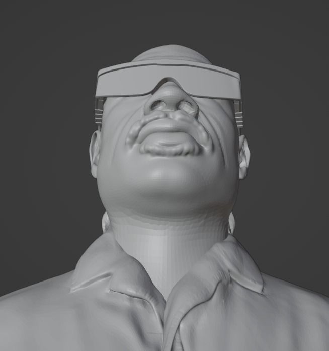 Stevie Wonder 3D print model_7