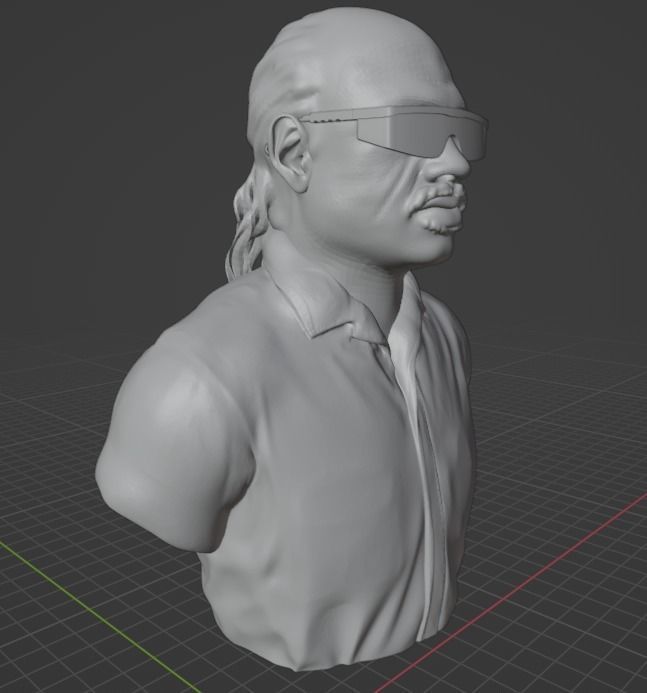 Stevie Wonder 3D print model_12