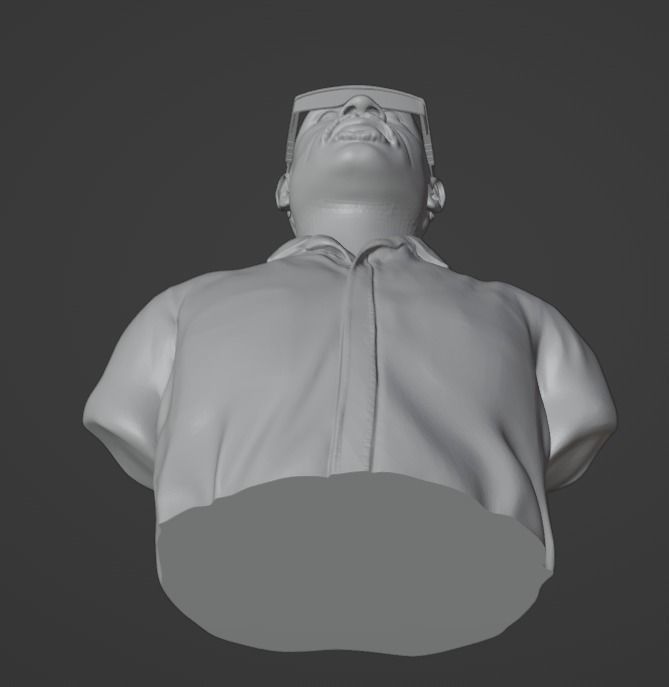 Stevie Wonder 3D print model_3