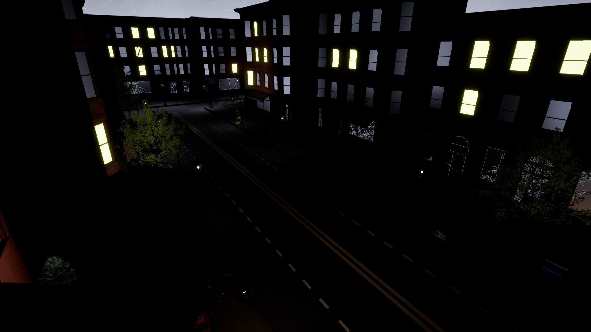 New York streets - Modular city Low-poly 3D model_27