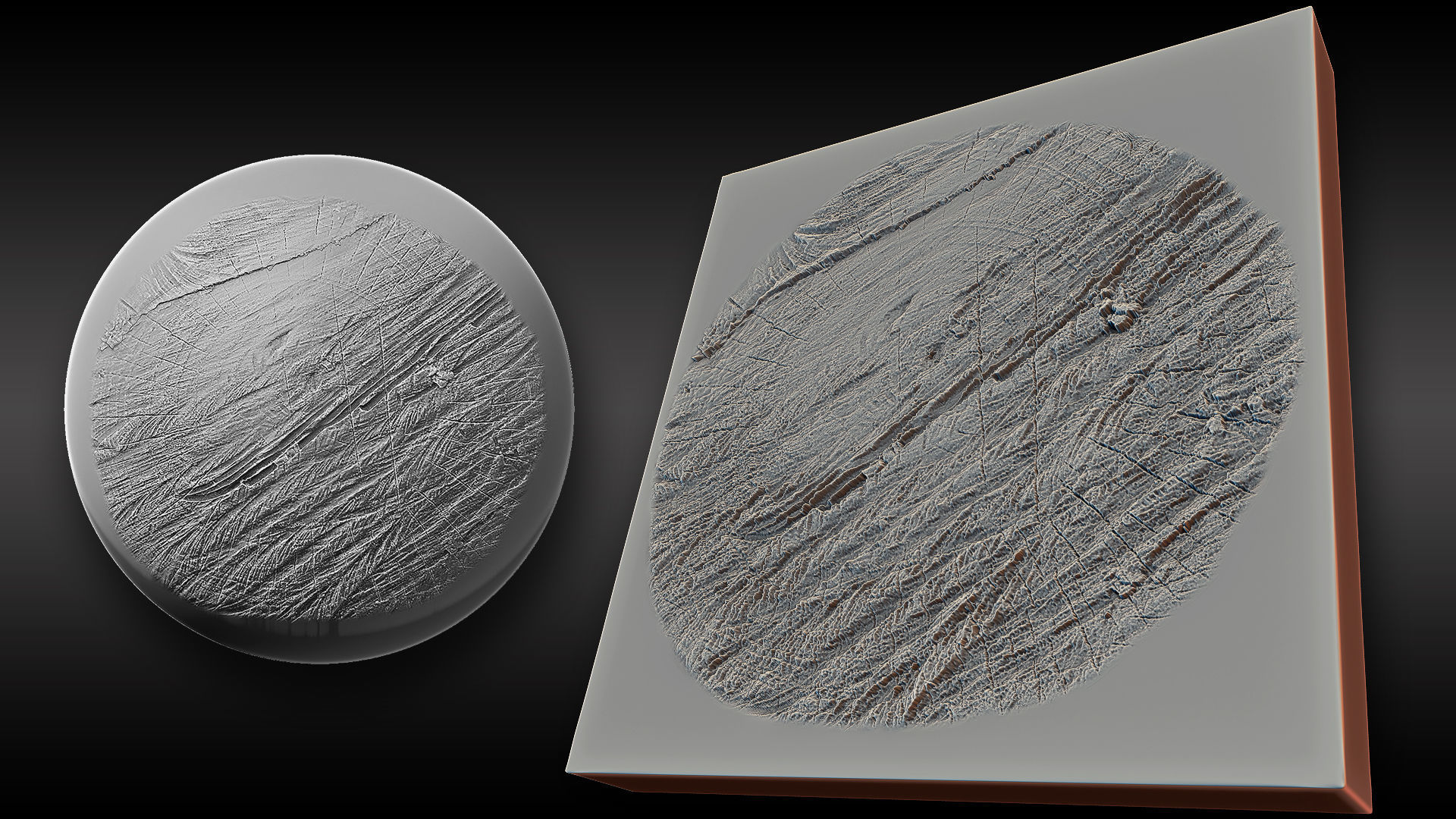 Ultra HQ Tree Bark Sculpt Zbrush brushes and Alphas Vol2 Texture_3