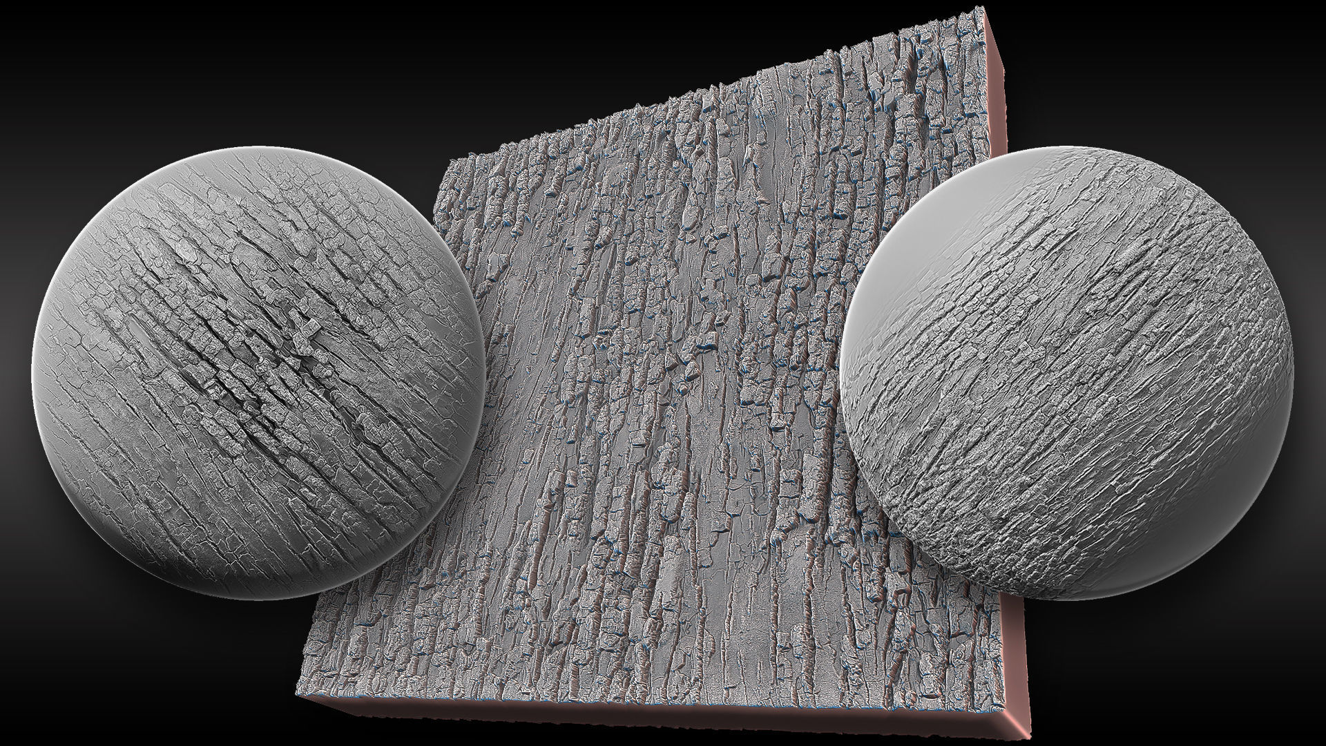 Ultra HQ Tree Bark Sculpt Zbrush brushes and Alphas Vol2 Texture_16
