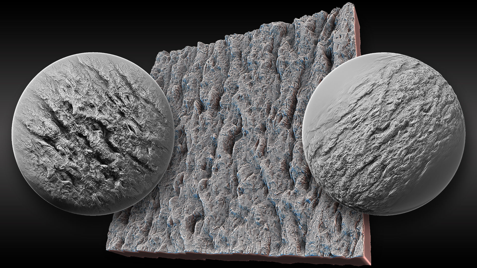 Ultra HQ Tree Bark Sculpt Zbrush brushes and Alphas Vol2 Texture_46