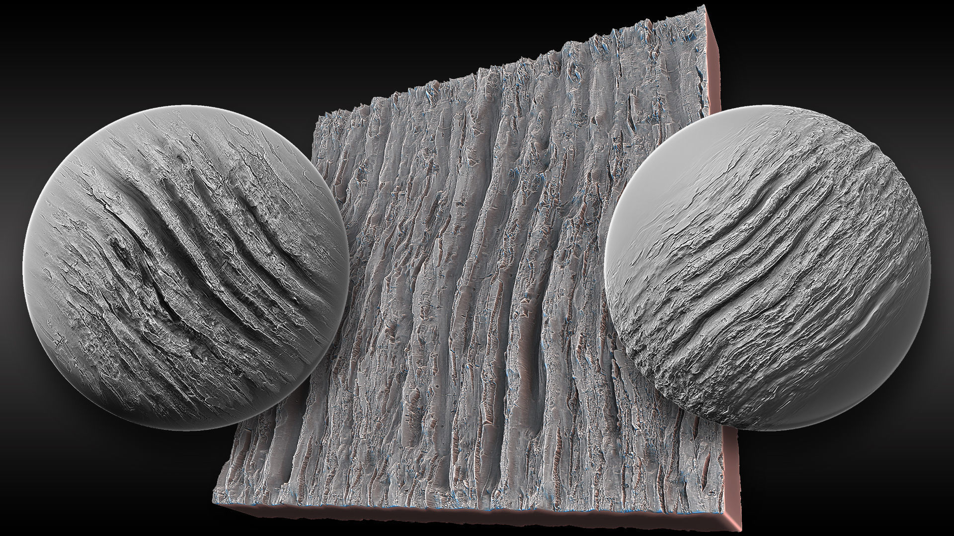 Ultra HQ Tree Bark Sculpt Zbrush brushes and Alphas Vol2 Texture_38