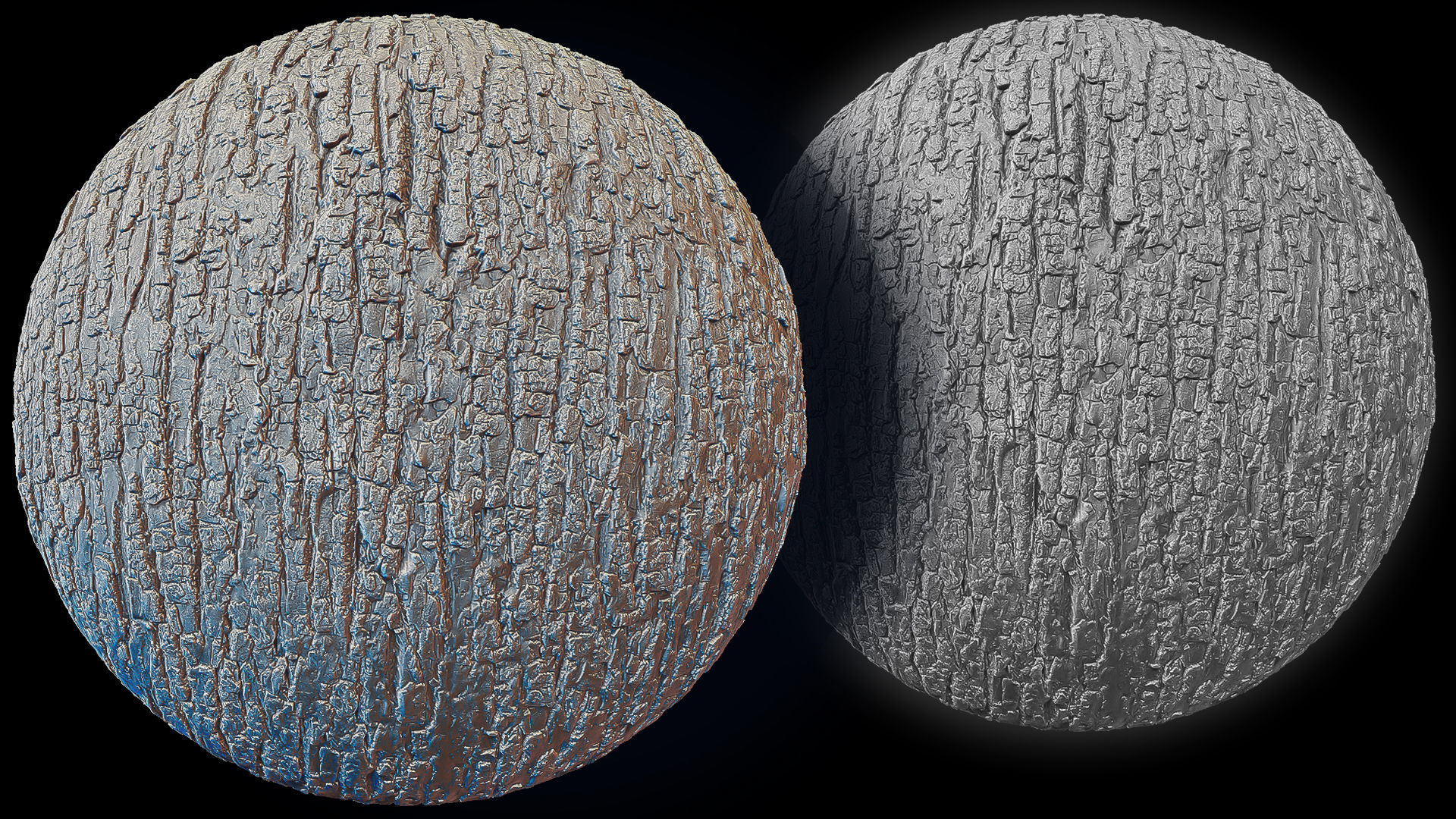 Ultra HQ Tree Bark Sculpt Zbrush brushes and Alphas Vol2 Texture_40
