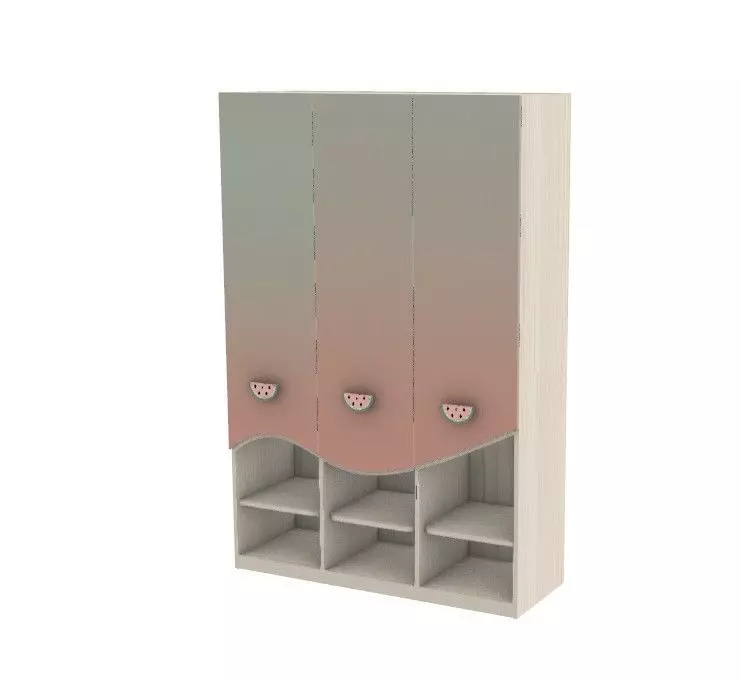 kids wardrobe Free 3D model