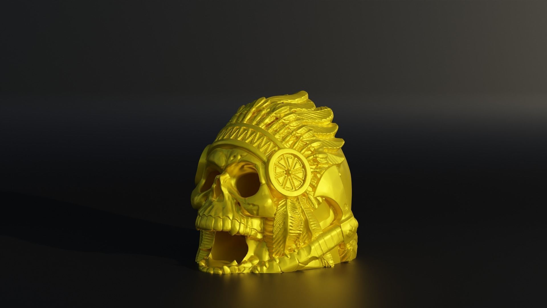 Skull Dice Tower DND Skull Head Dice Tower 3D model 3D printable