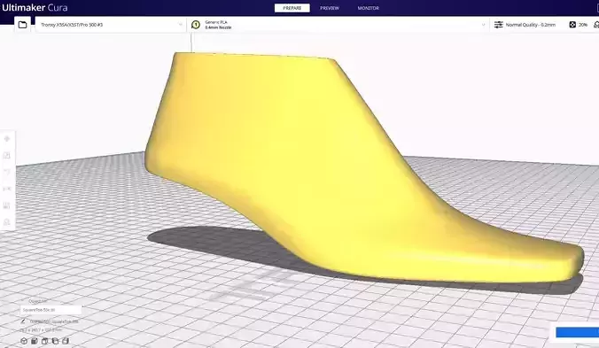 Shoes Lasts - Squaretoe 3D print 3D model