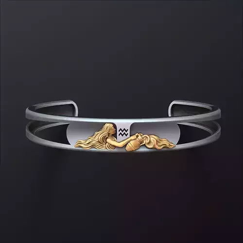 Zodiac Horoscope Aquarius Bracelet