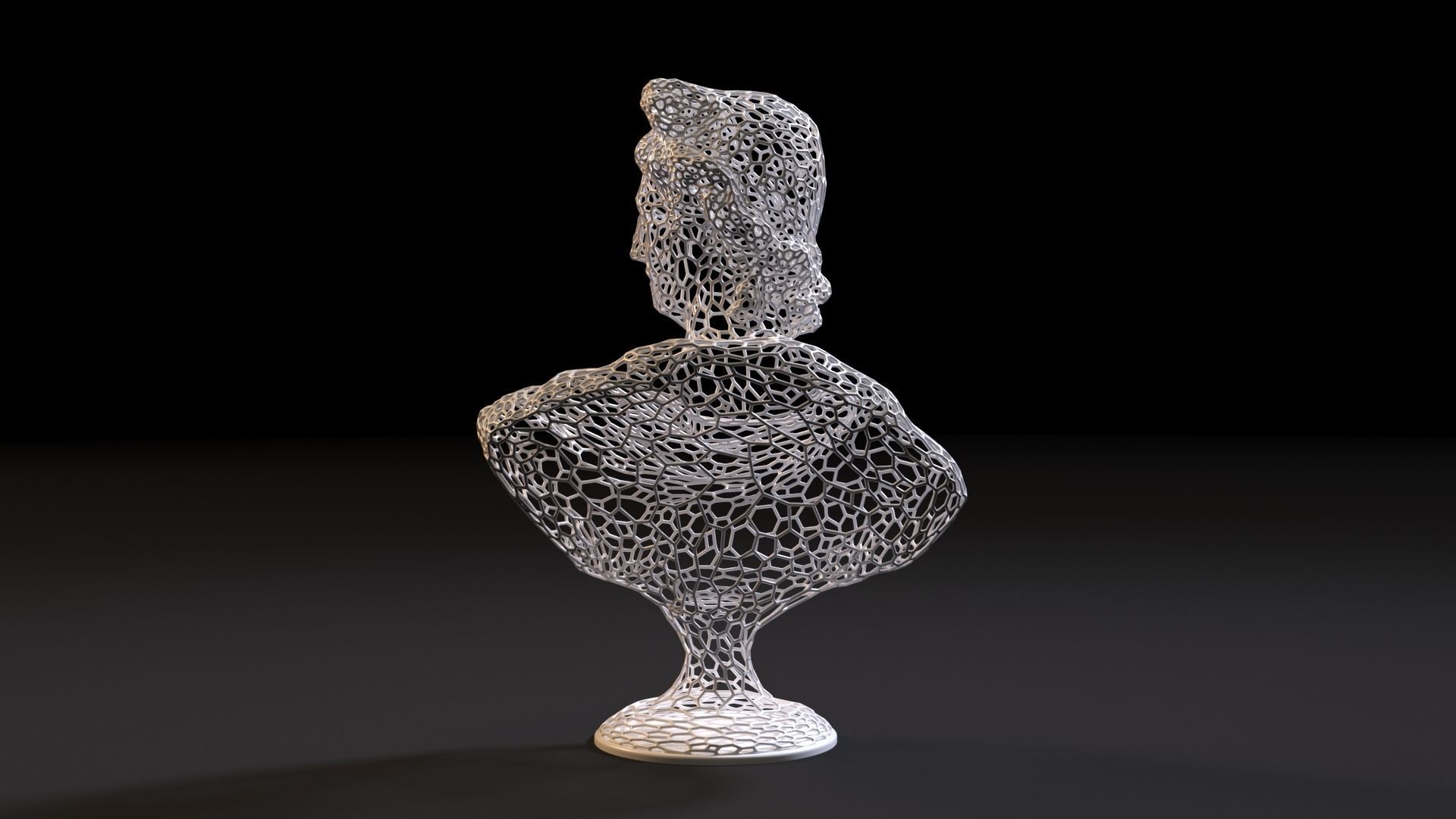 Apollo Bust 3D print model_3