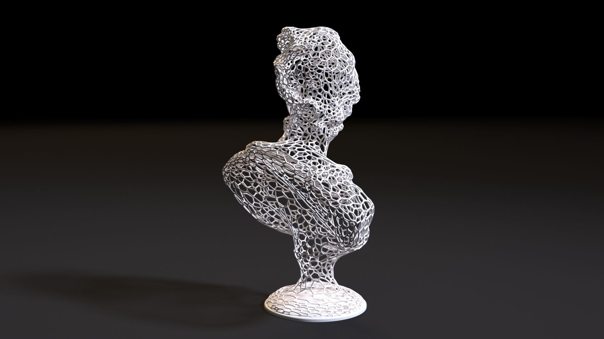 Apollo Bust 3D print model_4