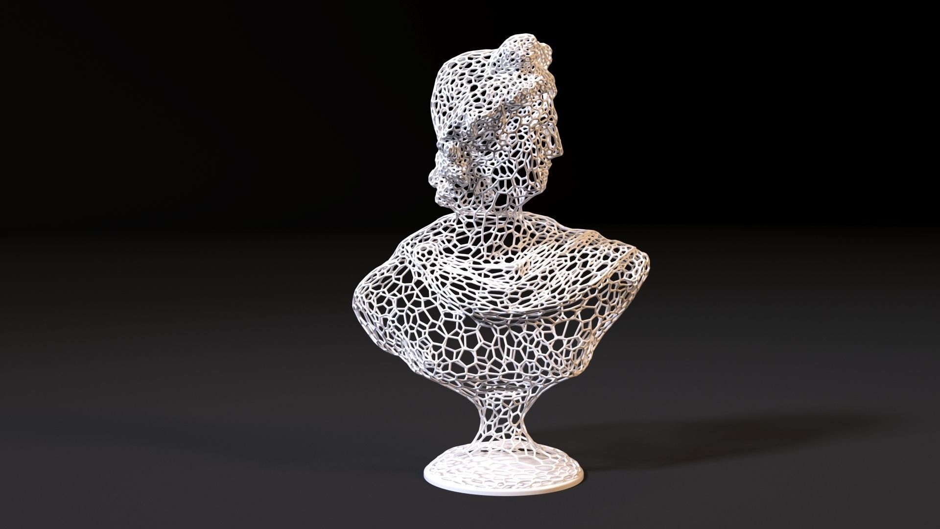 Apollo Bust 3D print model_7