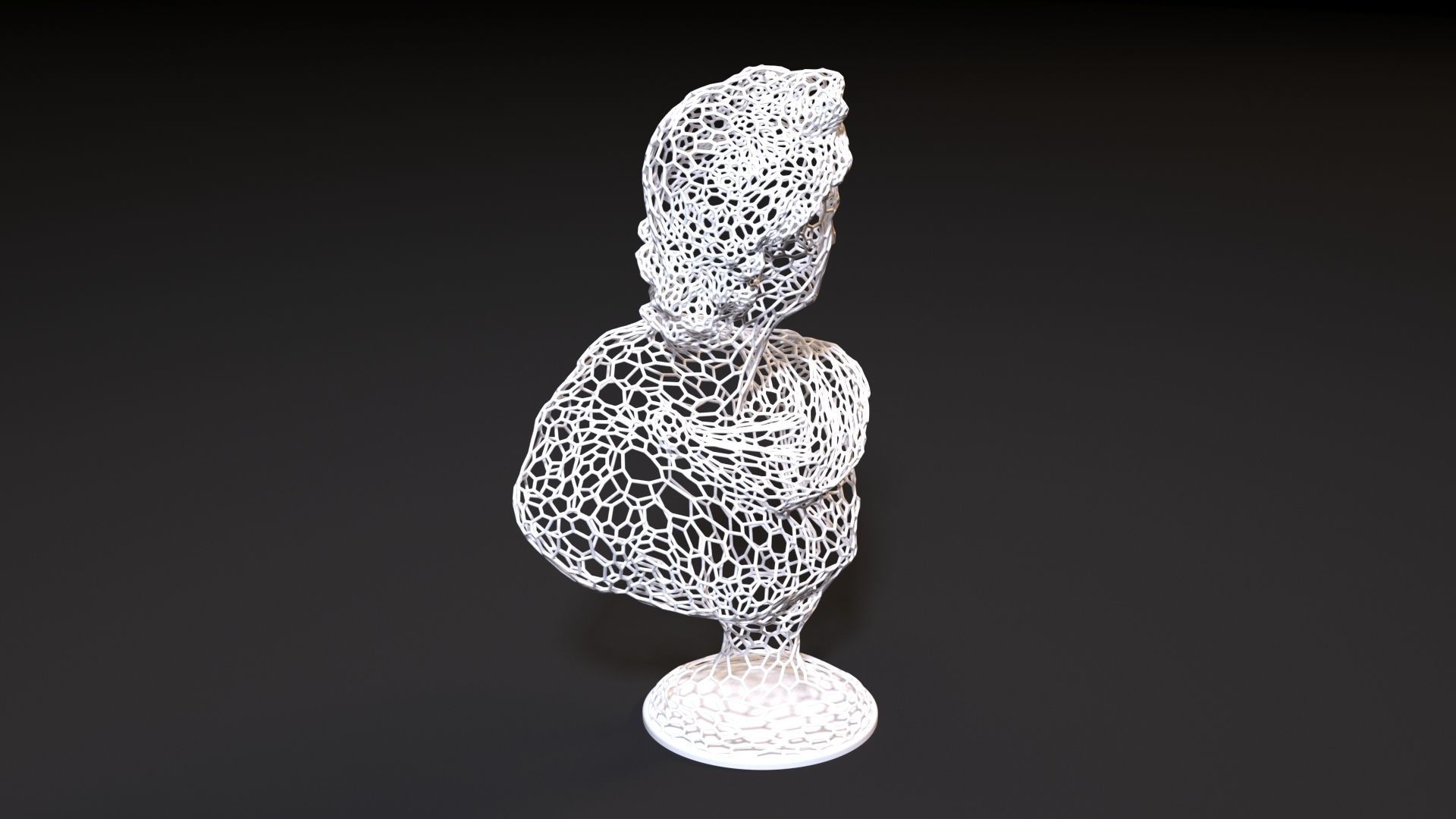 Apollo Bust 3D print model_6