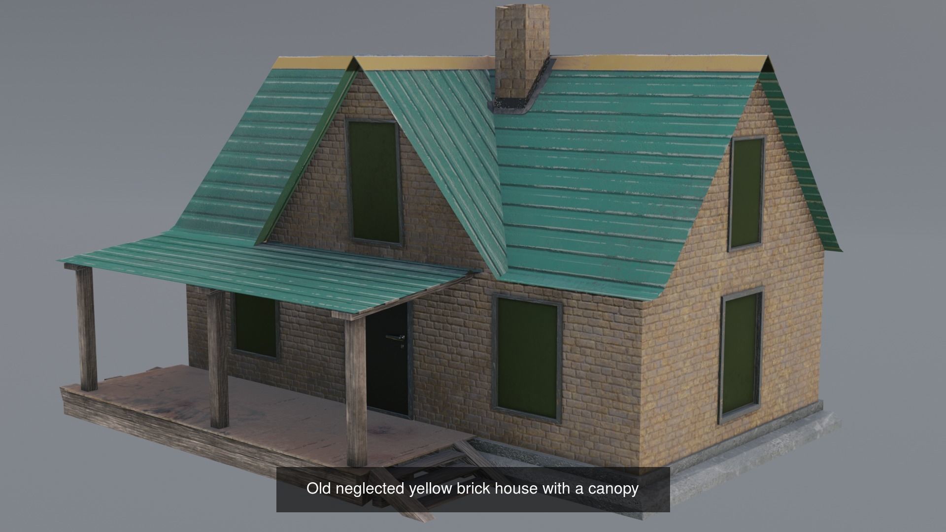 Old Houses 3D Model Collection_1