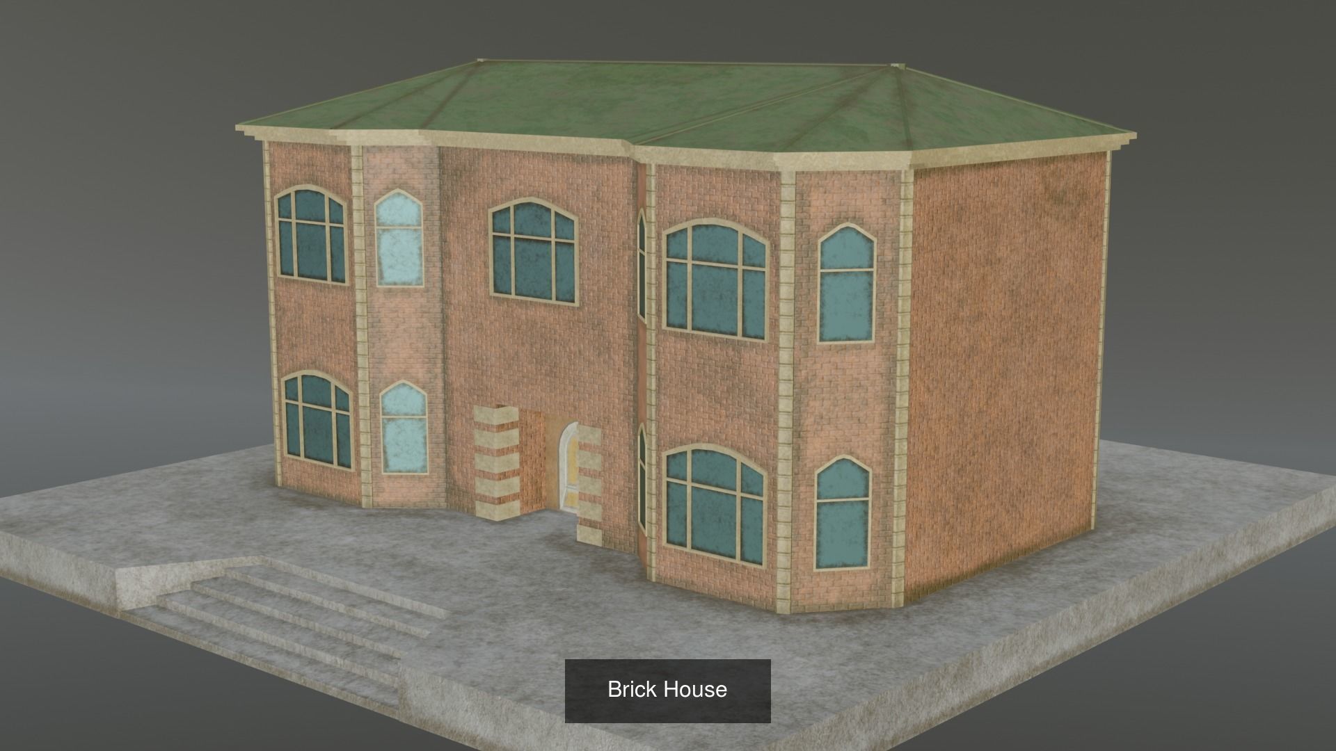 Old Houses 3D Model Collection_3