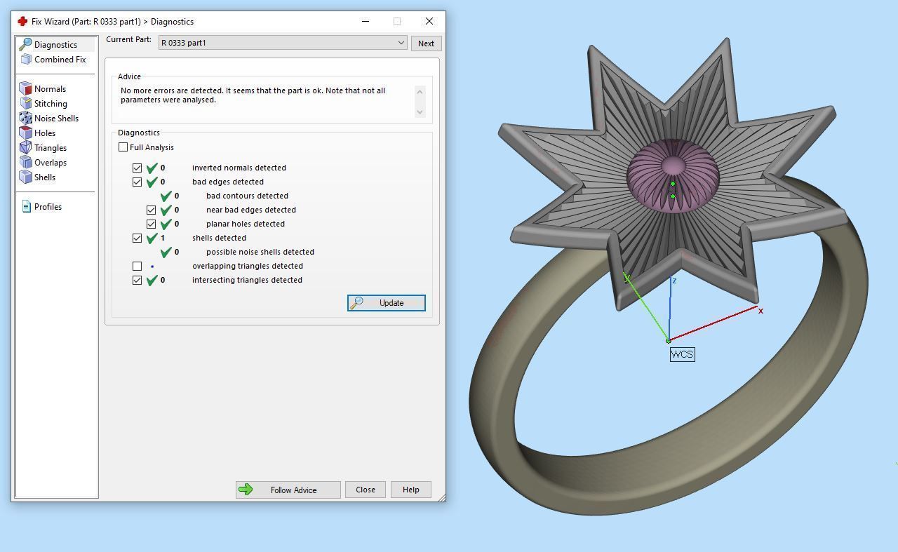 Star ring R 0333 printable 3d model 3D print model_23