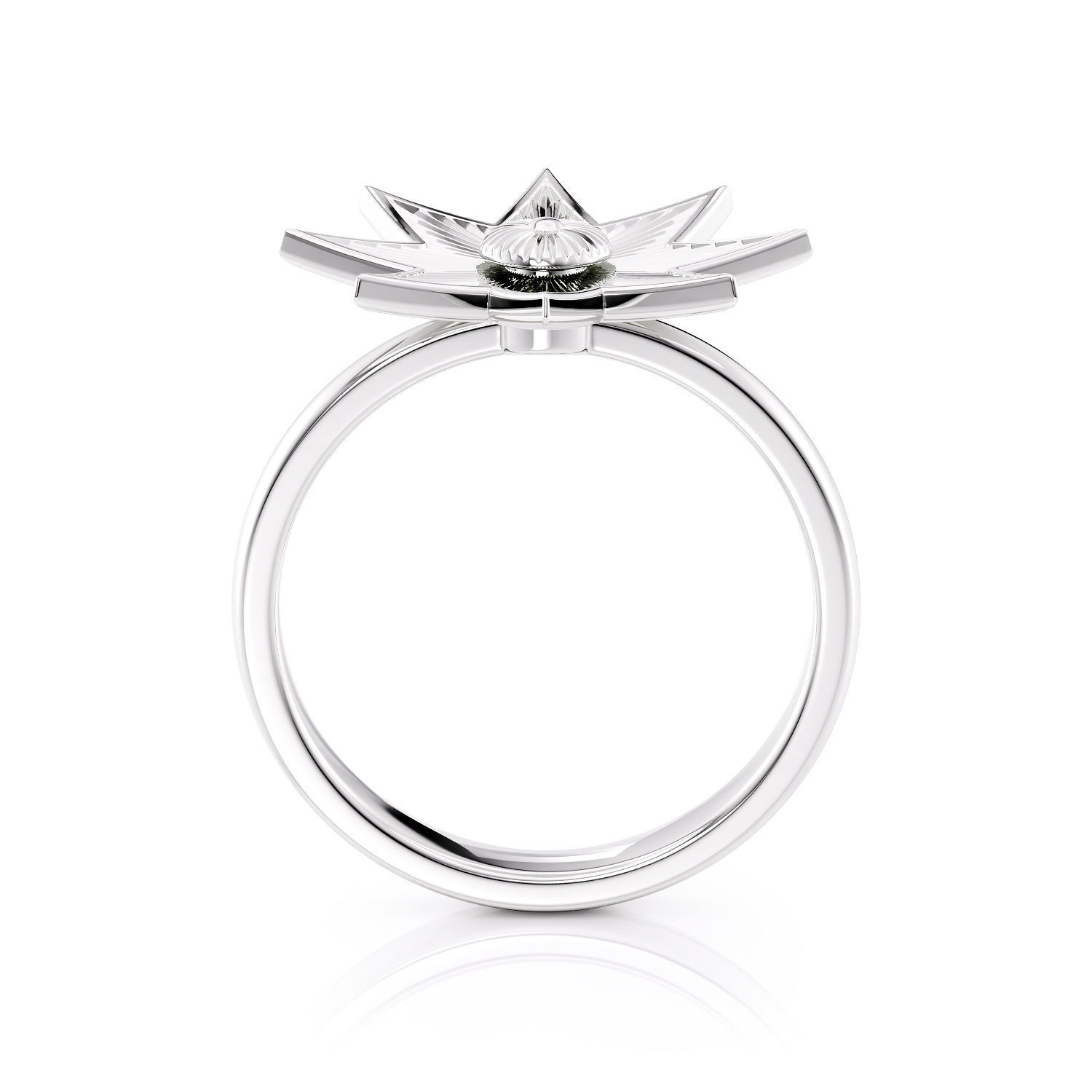 Star ring R 0333 printable 3d model 3D print model_11