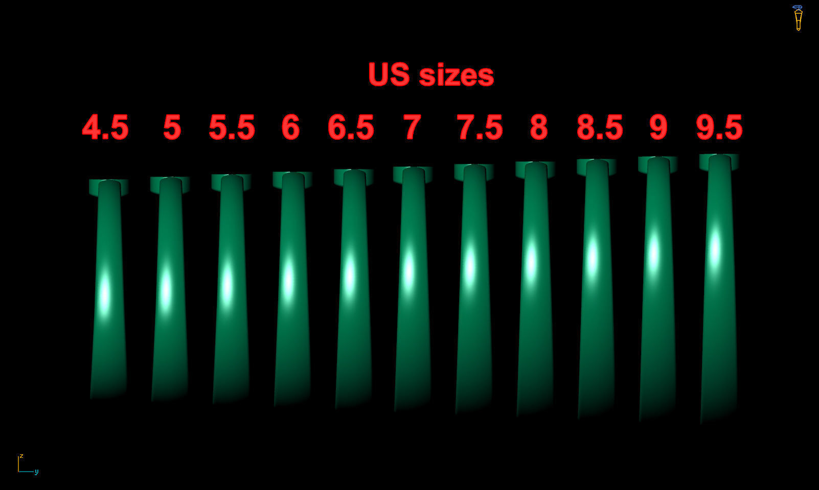 Star ring R 0333 printable 3d model 3D print model_24