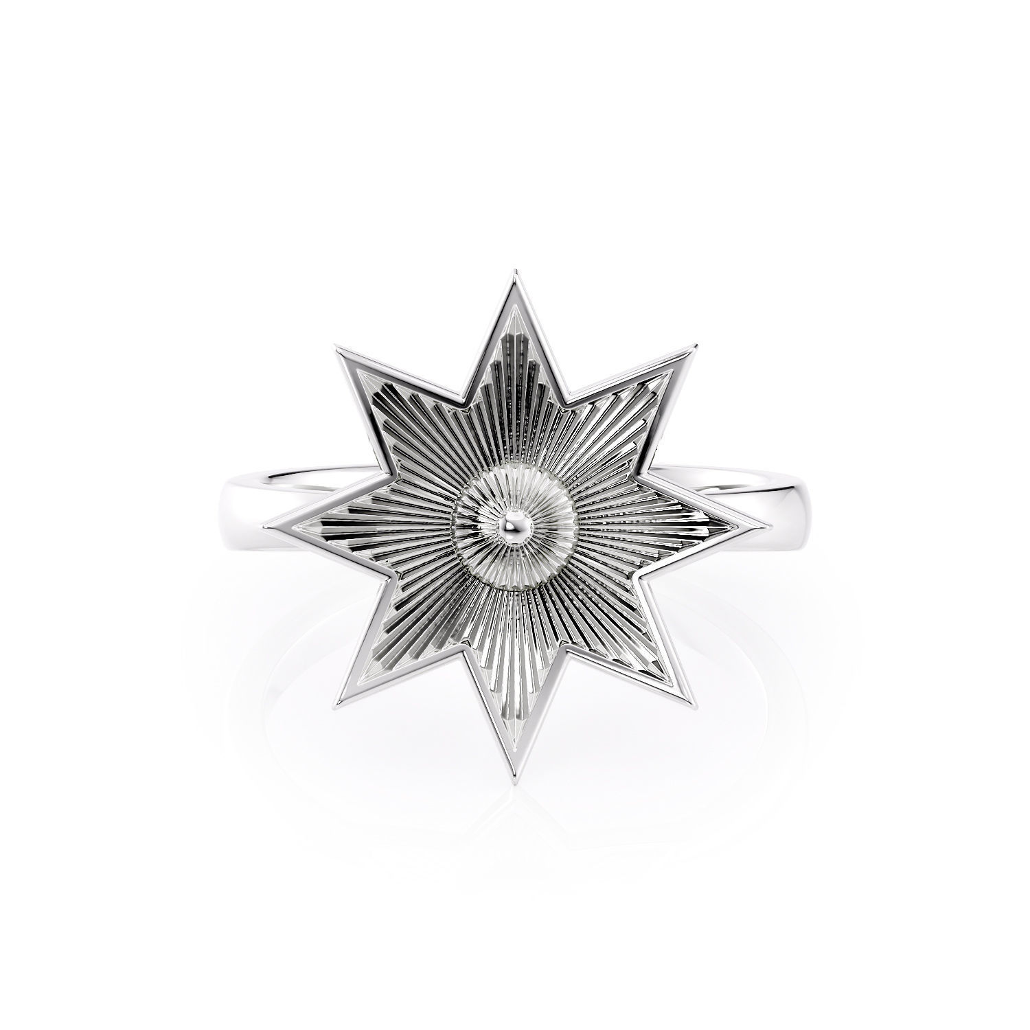 Star ring R 0333 printable 3d model 3D print model_9