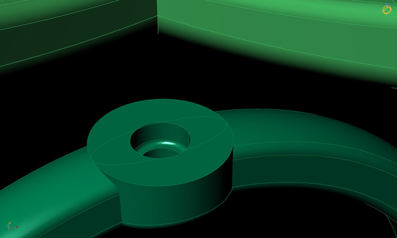 Star ring R 0333 printable 3d model 3D print model_32