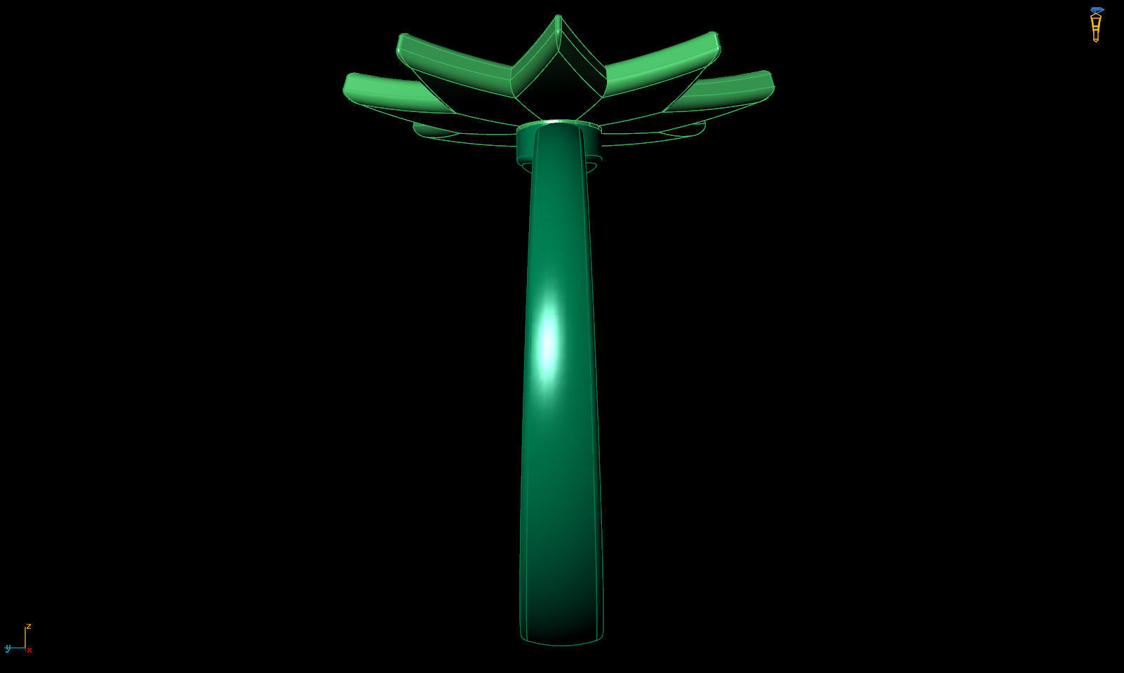 Star ring R 0333 printable 3d model 3D print model_28