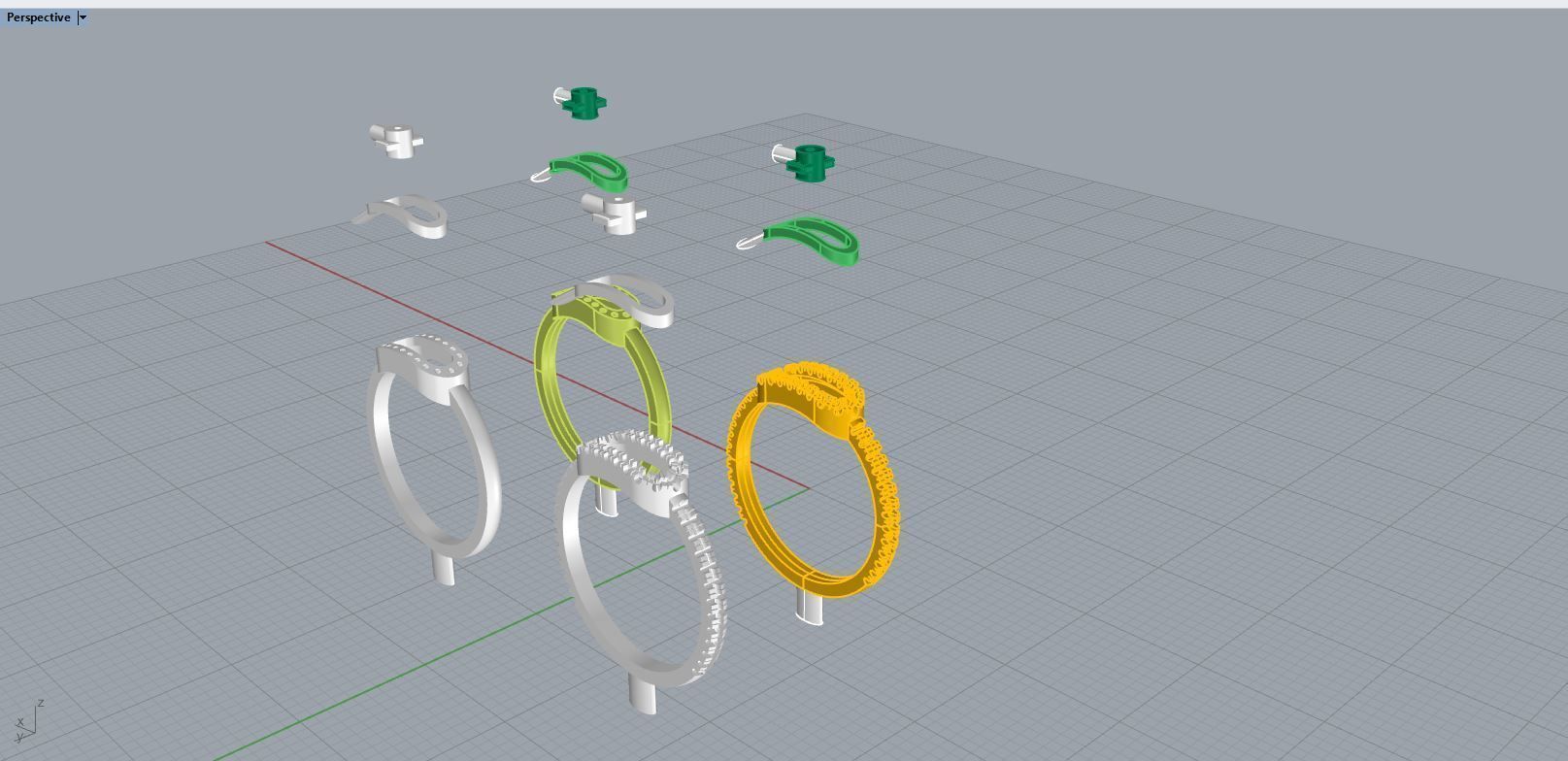 Fashion Messika RING 3dm and STL formats  3D print model_7