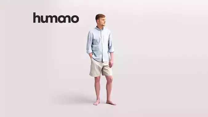 Humano Man on Yacht 2207-7 3D model