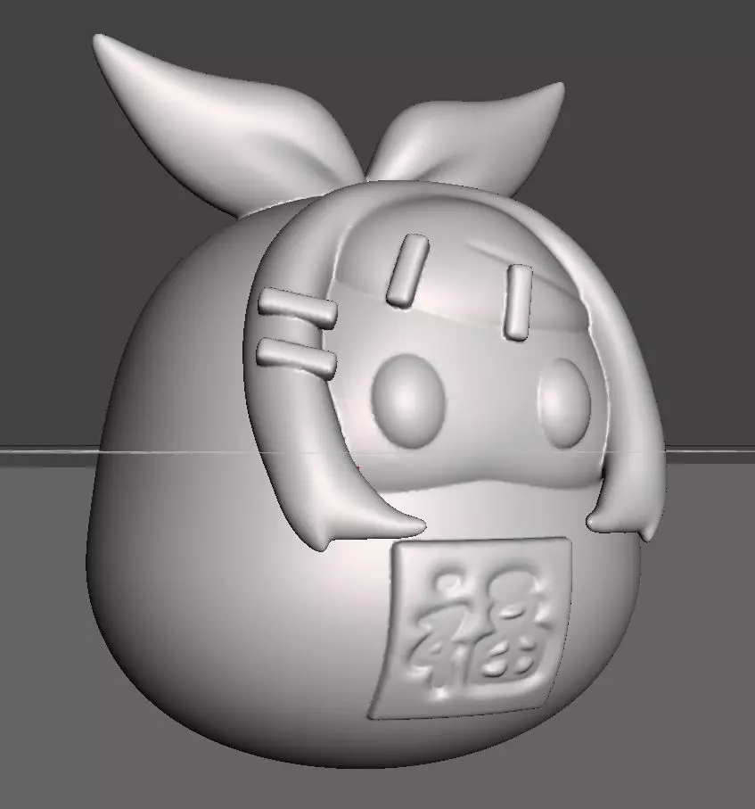 Kagamine Rin - Tumbler 3D print model_0