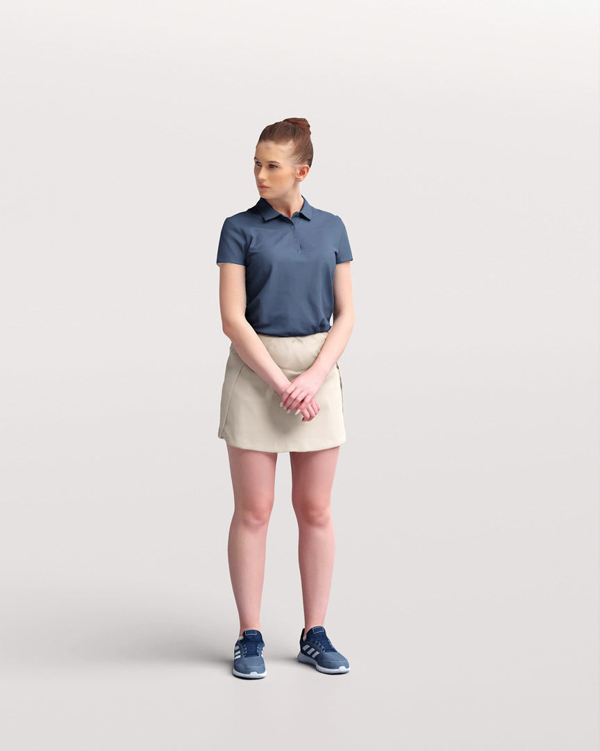 Humano Yacht Crew Woman 2207-4 3D model_11