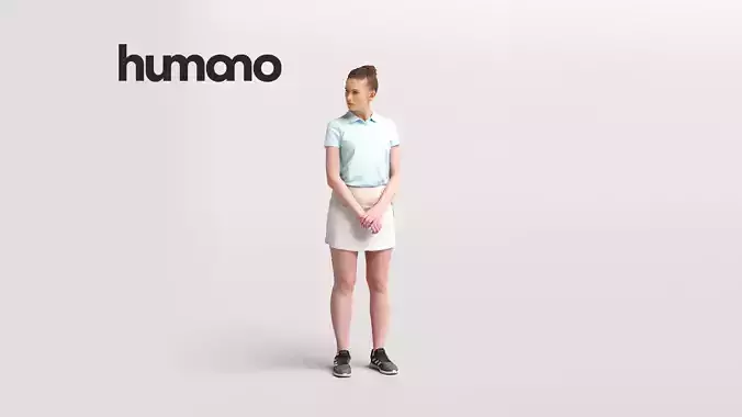 Humano Yacht Crew Woman 2207-4 3D model