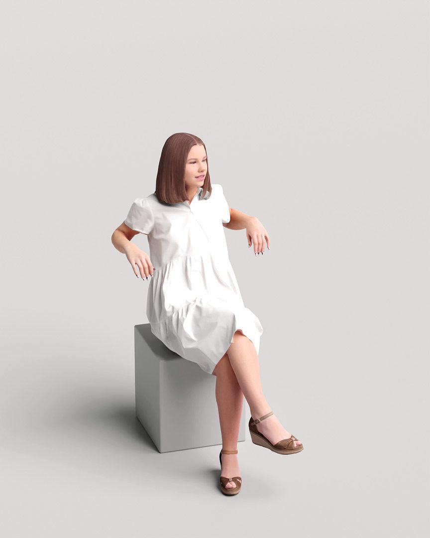 Humano Woman on Yacht 2207-3 3D model_8