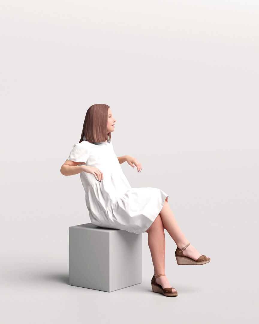 Humano Woman on Yacht 2207-3 3D model_2