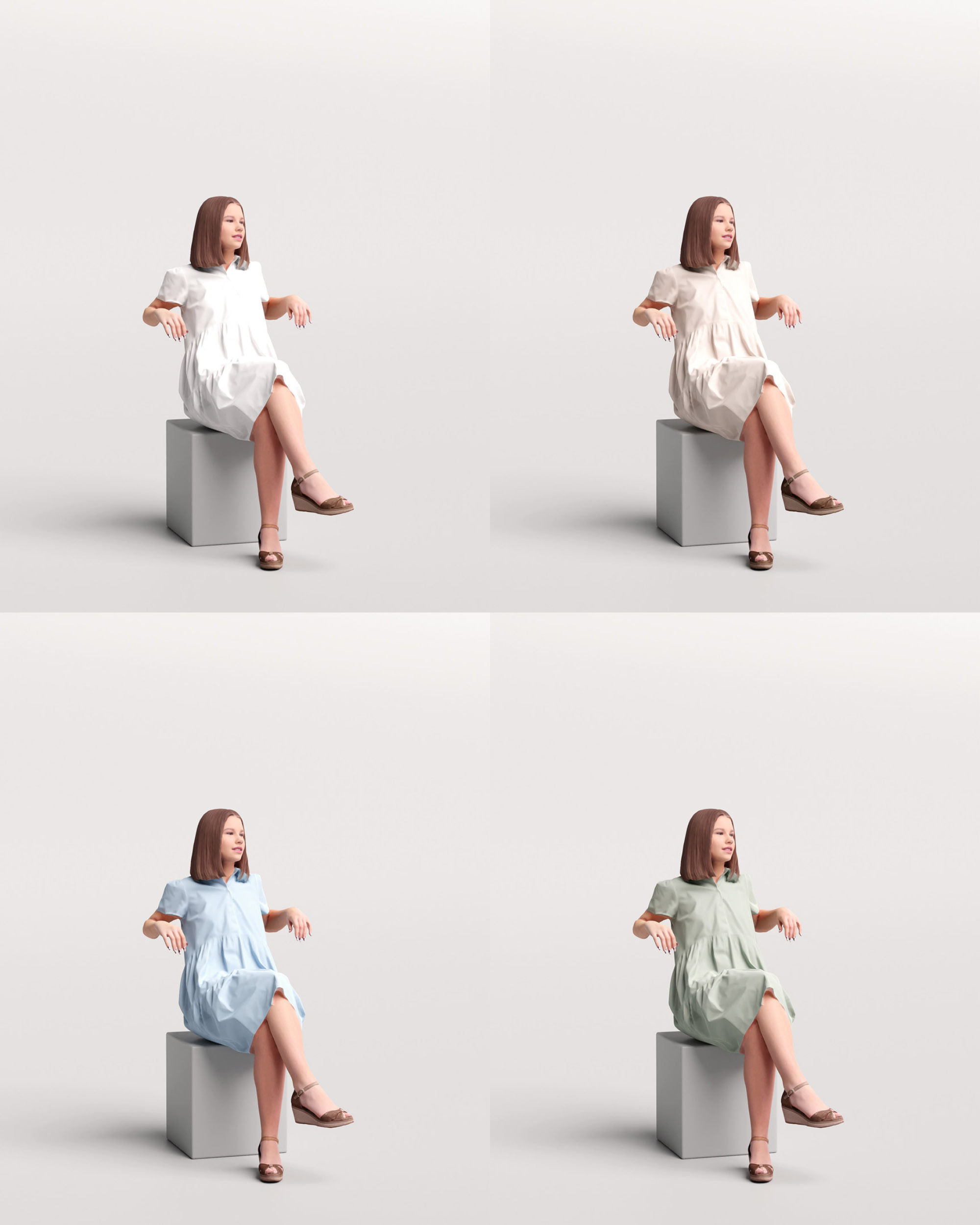 Humano Woman on Yacht 2207-3 3D model_13