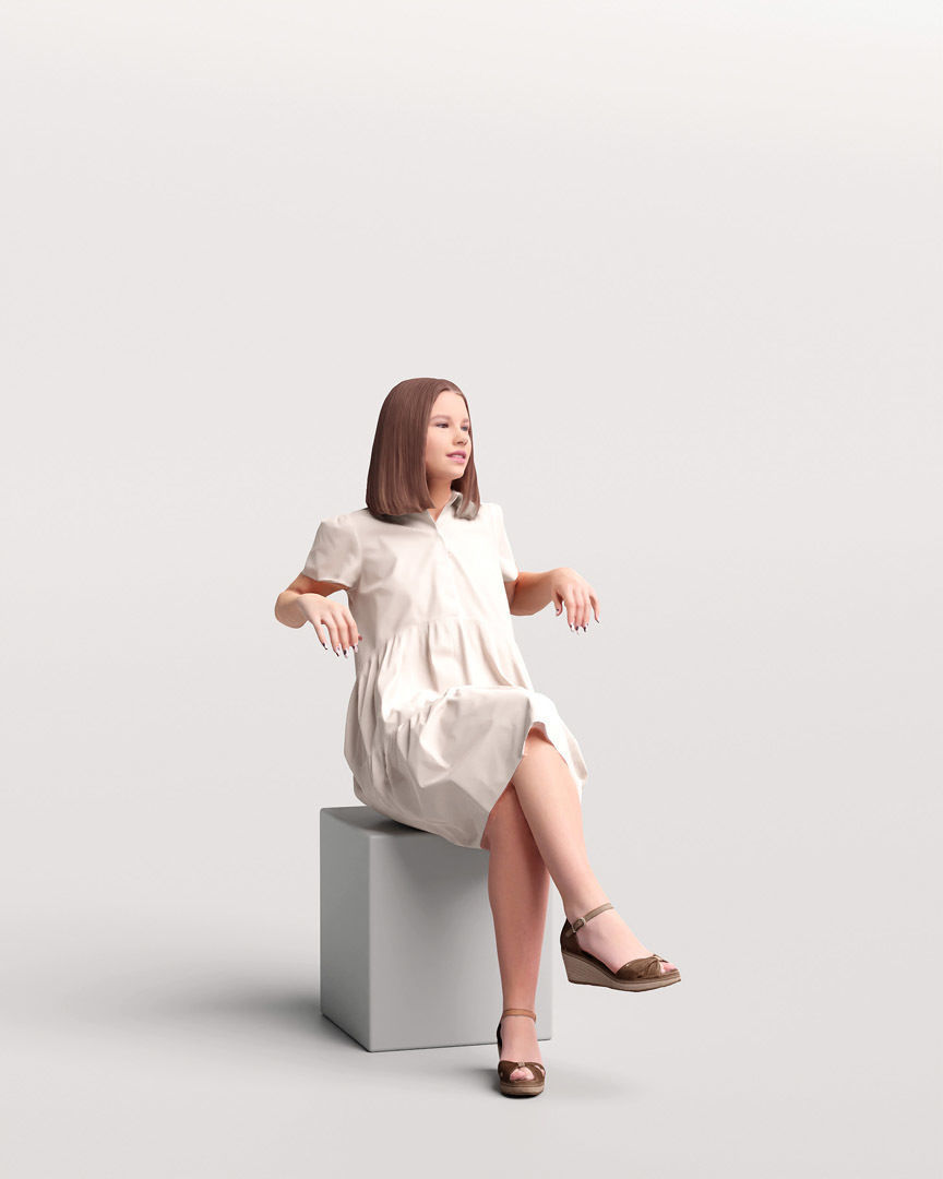 Humano Woman on Yacht 2207-3 3D model_9