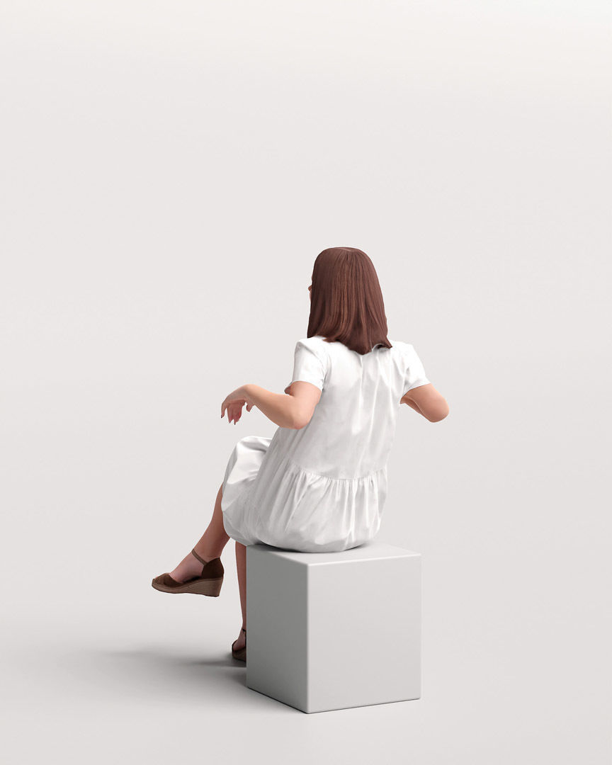 Humano Woman on Yacht 2207-3 3D model_4