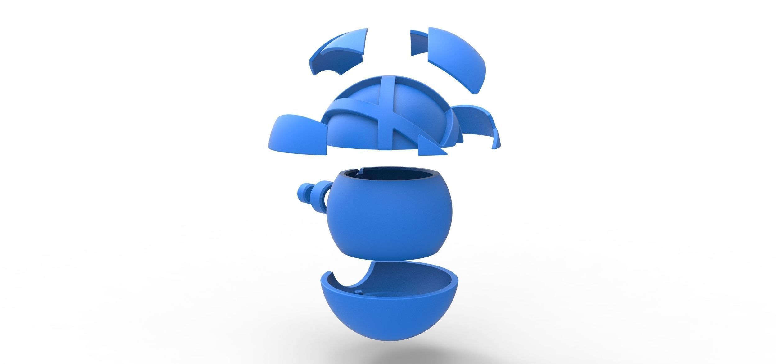 Net Ball 3D print model_22