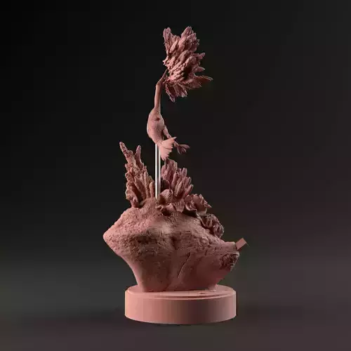 Hesperornis hunting 1-35 scale pre-supported prehistoric bird