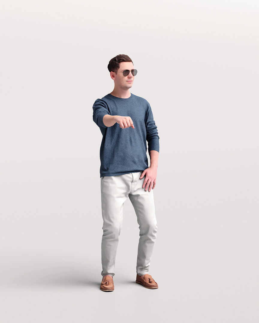 Humano Man Steering Yacht 2207-5 3D model_11