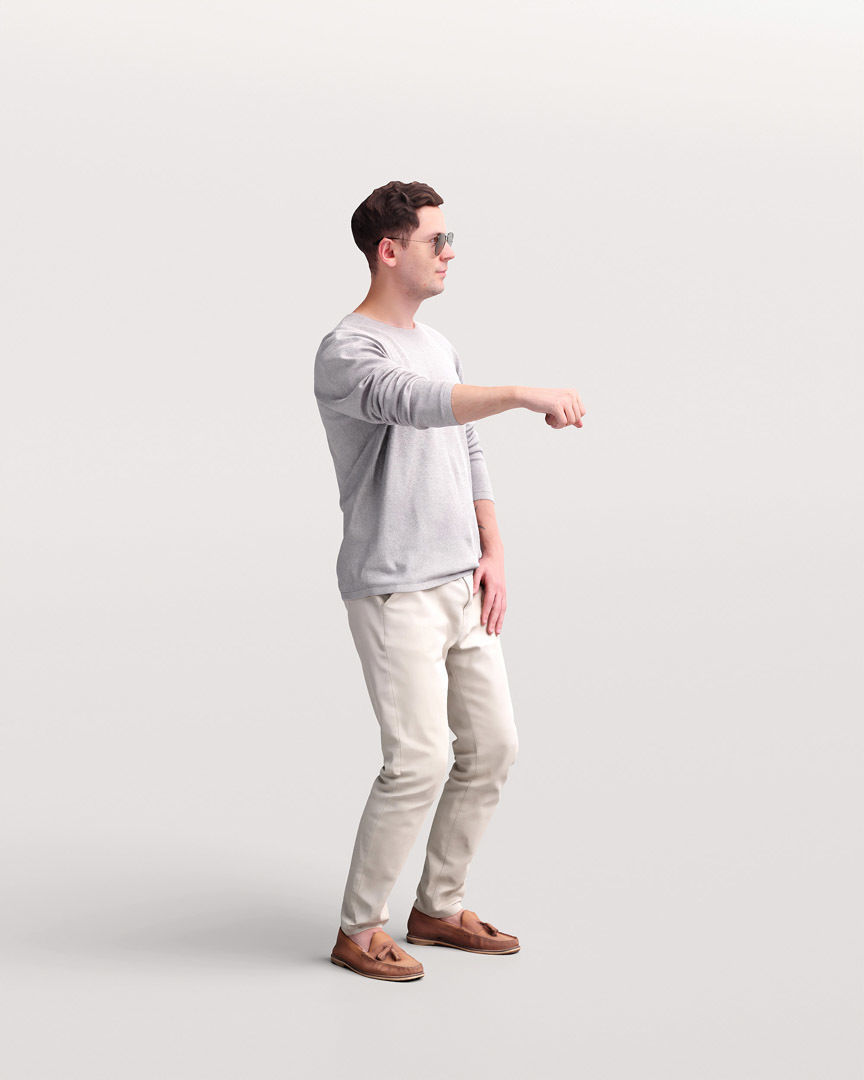 Humano Man Steering Yacht 2207-5 3D model_2