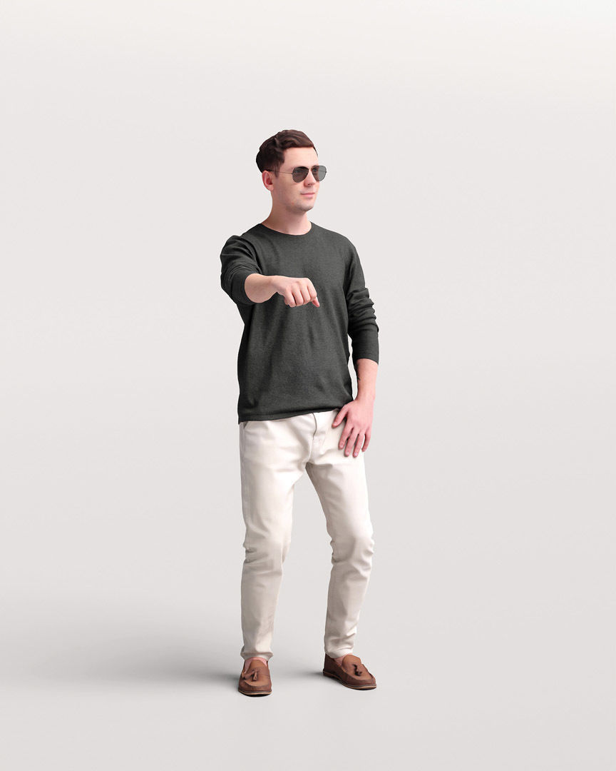 Humano Man Steering Yacht 2207-5 3D model_9