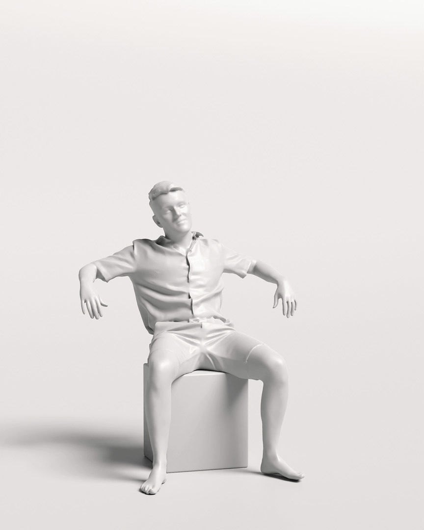 Humano Man on Yacht 2207-1 3D model_12