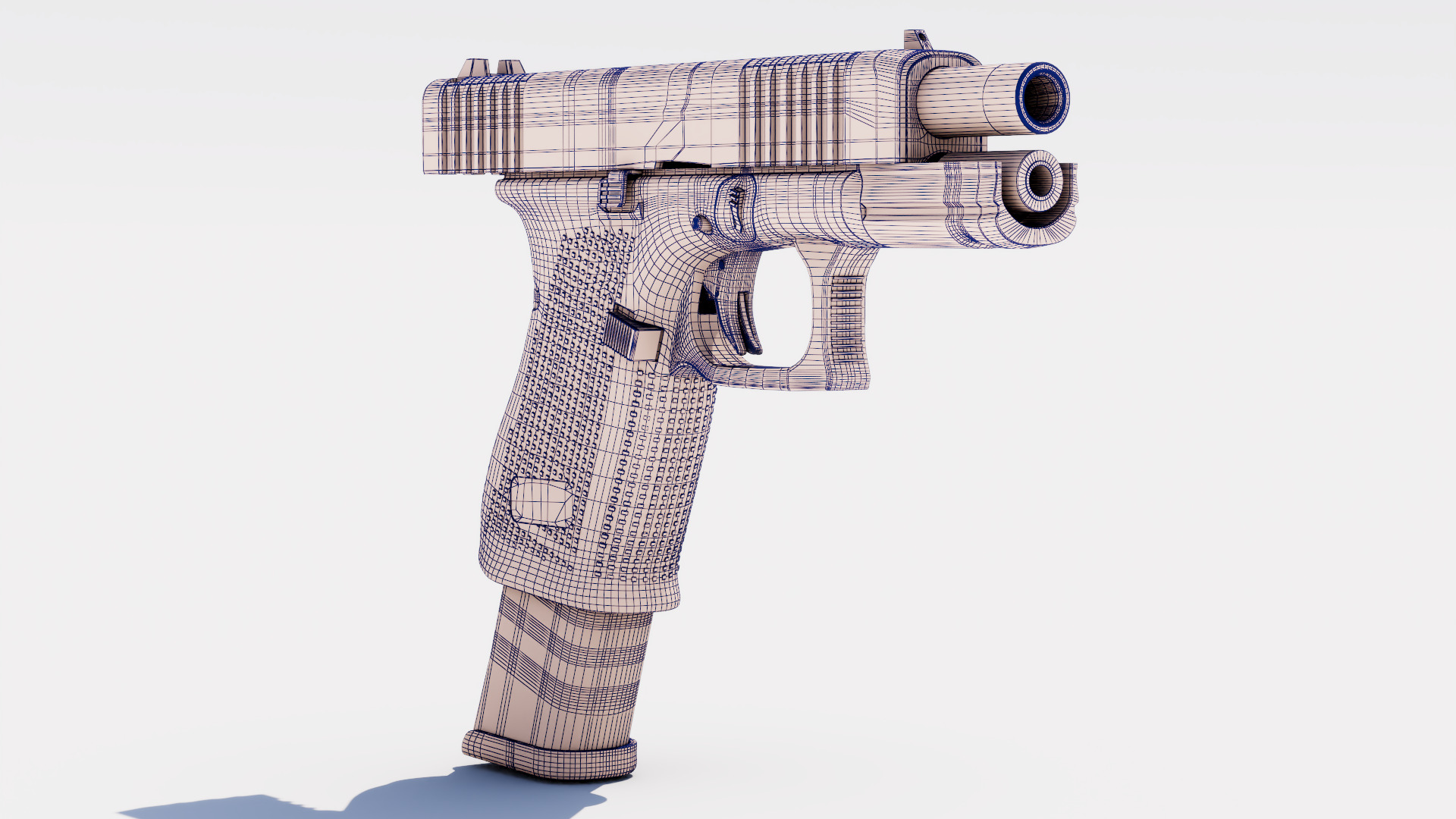 GLock 19 Gen5 3D model_11