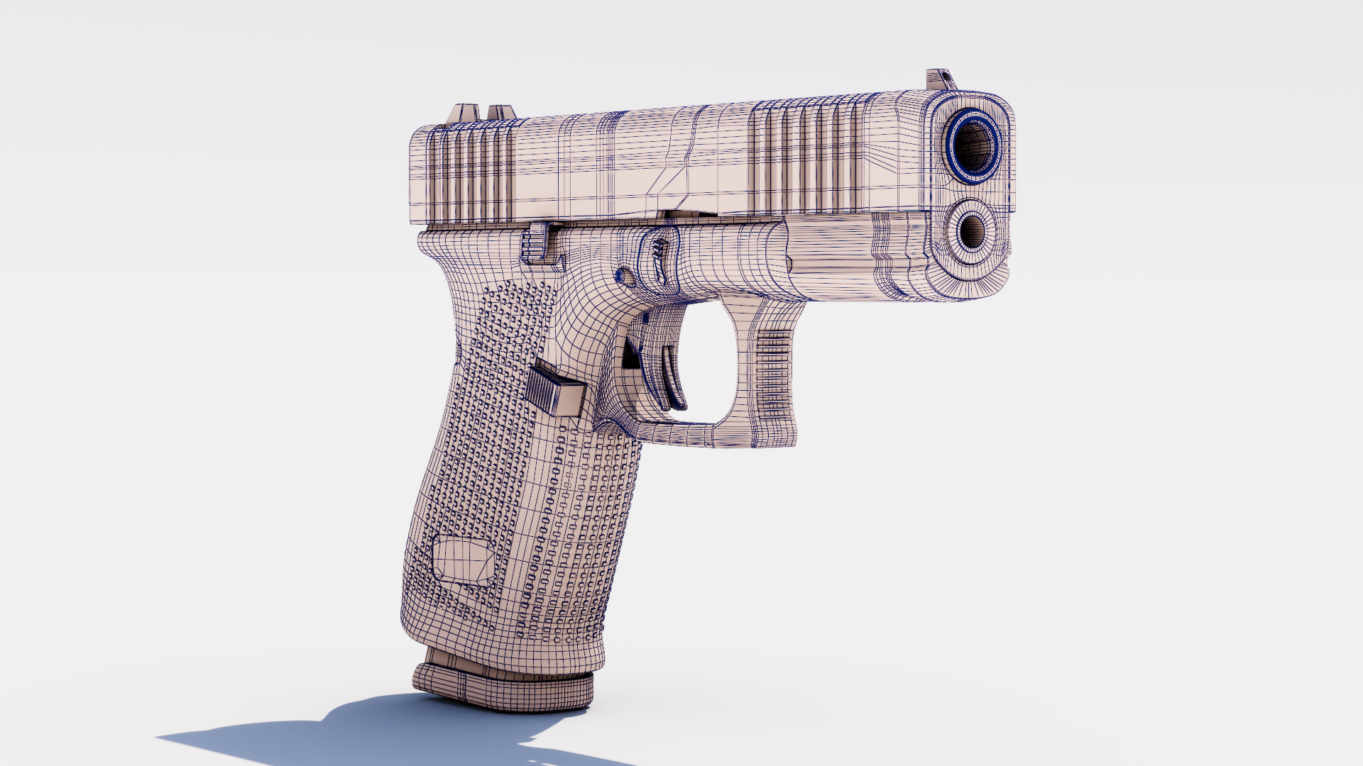 GLock 19 Gen5 3D model_10