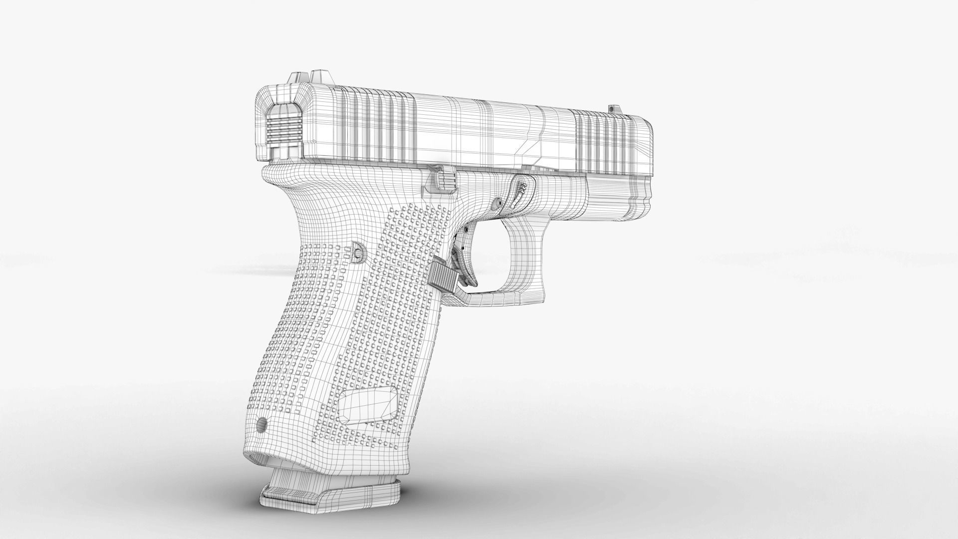 GLock 19 Gen5 3D model_12