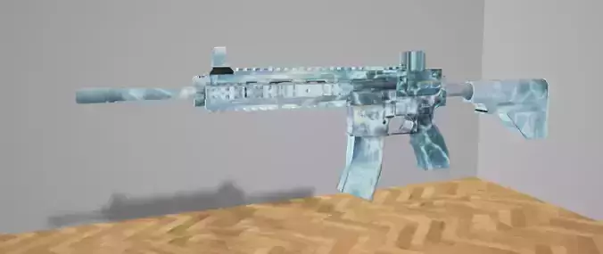 M416 Glacier Skin 3D model